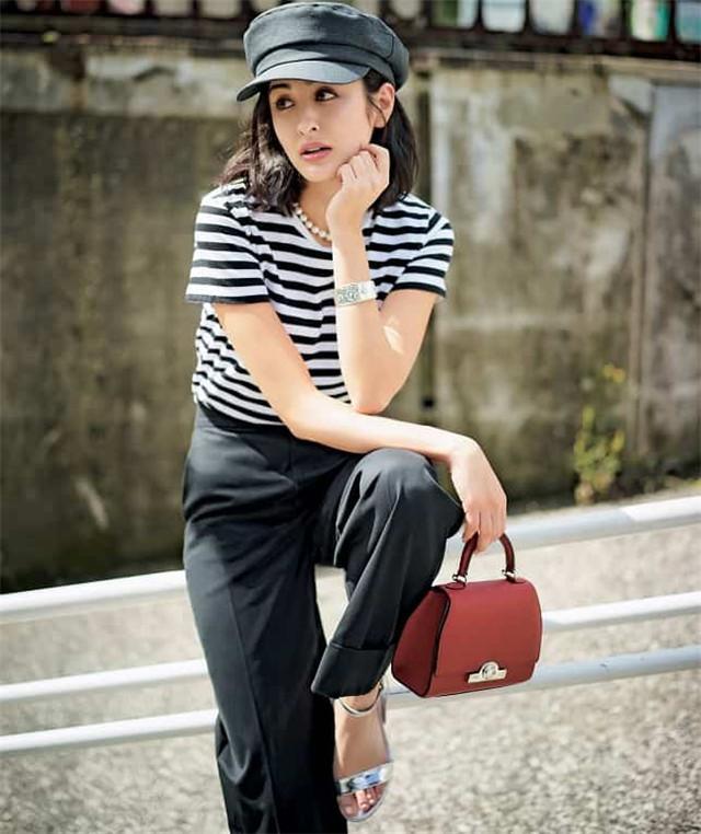 日系小帽子搭配,春夏季女神们必备搭配帽子