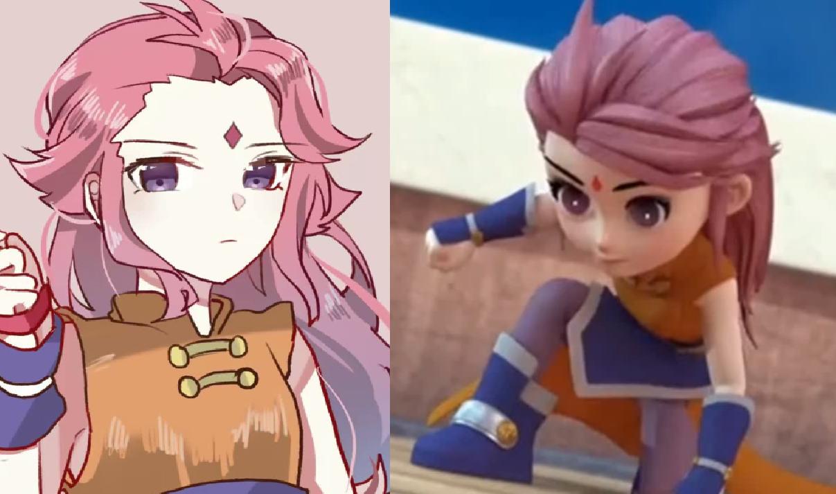 神兵小将变身的各种形态,神兵小将漫画对比