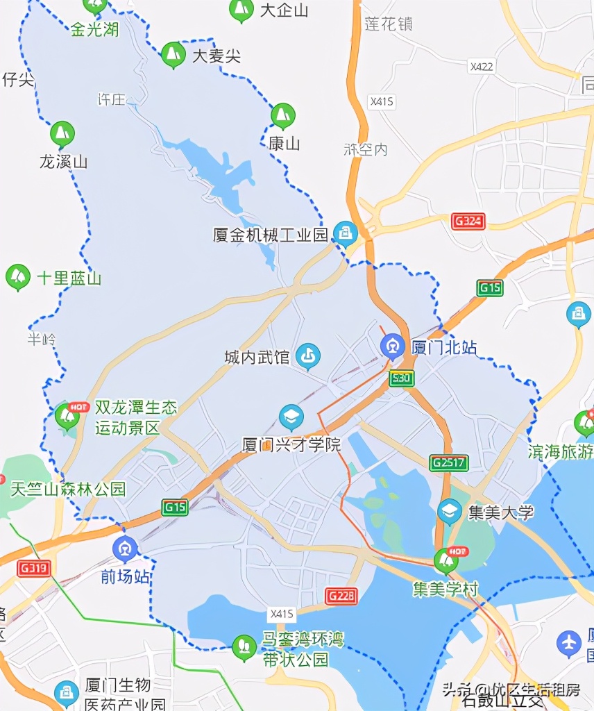 厦门租房价格各区域,厦门便宜的租房区域