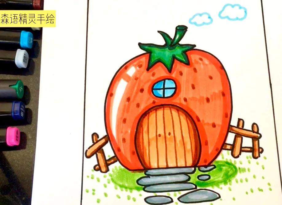 儿童3岁简笔画入门零基础画教程,小舞怎么画马克笔简笔画