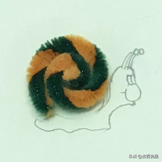 亲子手工制作幼儿园蜗牛,亲子创意手工大全蜗牛