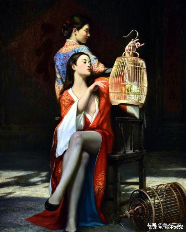 油画与水墨中西绘画艺术比较,怎样欣赏中国画与西洋油画