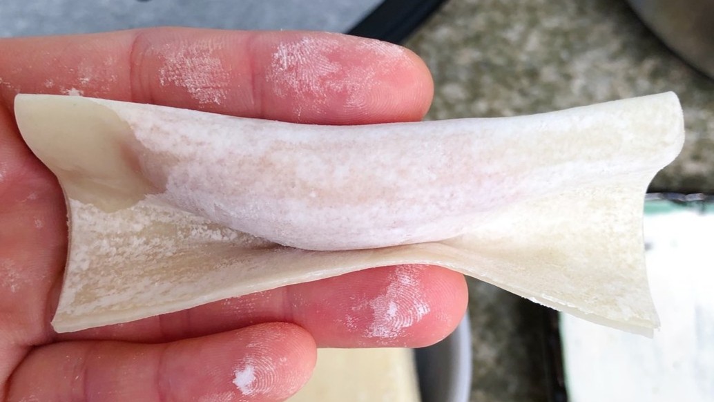 鲜虾云吞元宝型,猪肉虾仁鸡蛋三鲜馅馄饨正宗做法