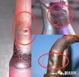 铜管焊漏,铜管铸造老是有气孔怎么回事