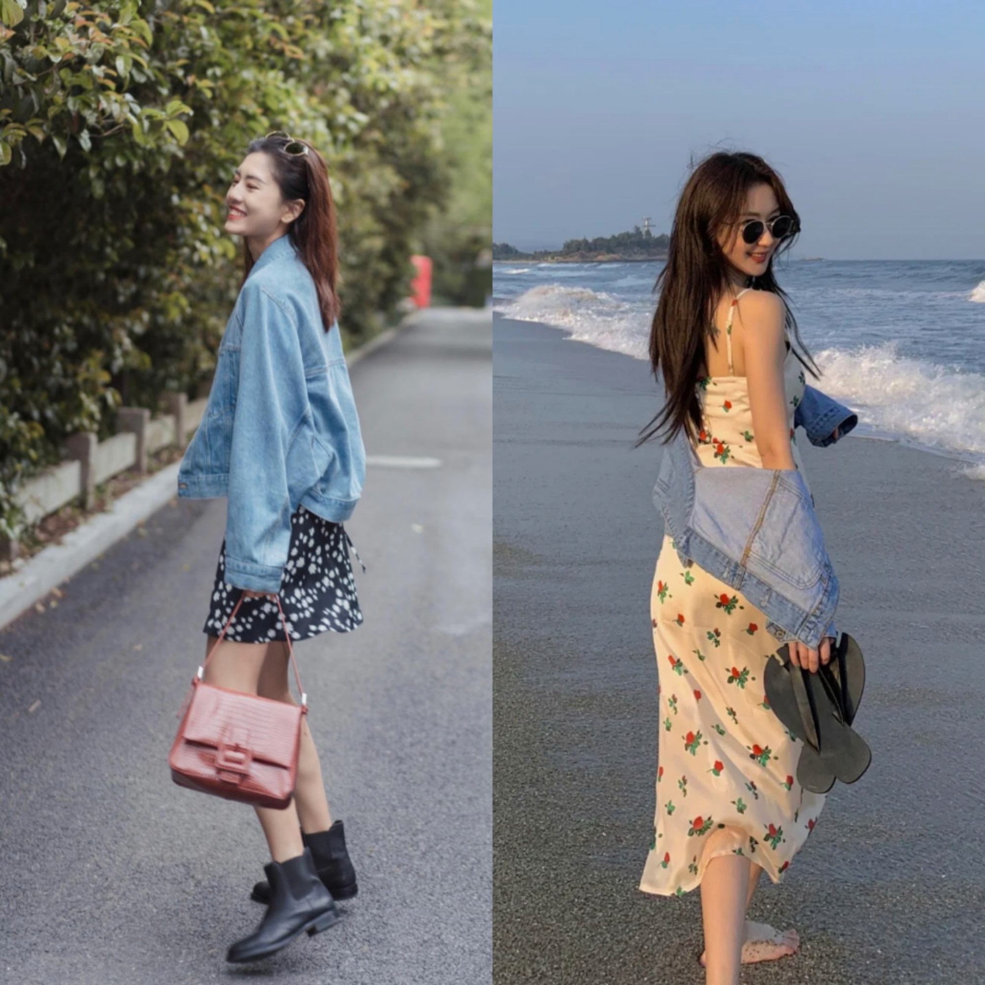 温柔碎花裙配什么项链,穿夏季碎花裙怎么搭配衣服