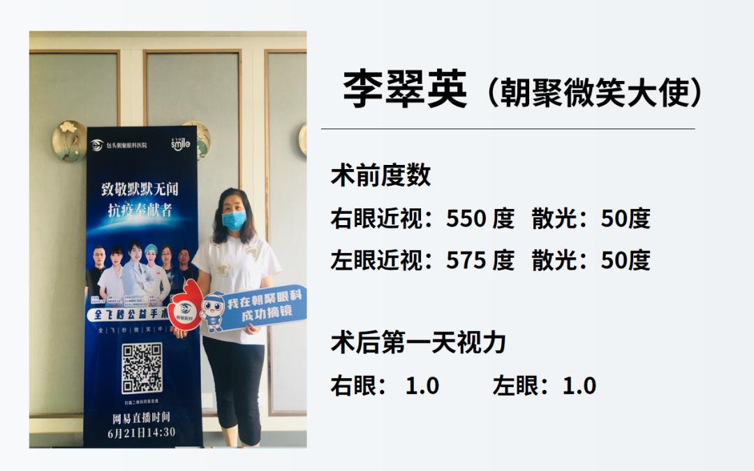 包头朝聚眼科飞秒手术,朝聚眼科医院公益直播