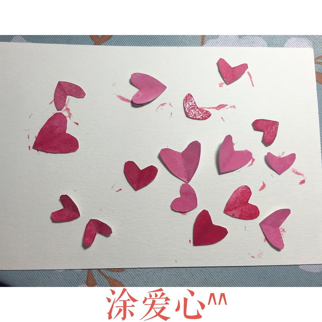 告白卡片制作,告白画手绘整张