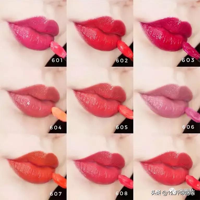 ysl唇釉推荐黄皮深唇试色,ysl圣罗兰水光镜黑管唇釉418