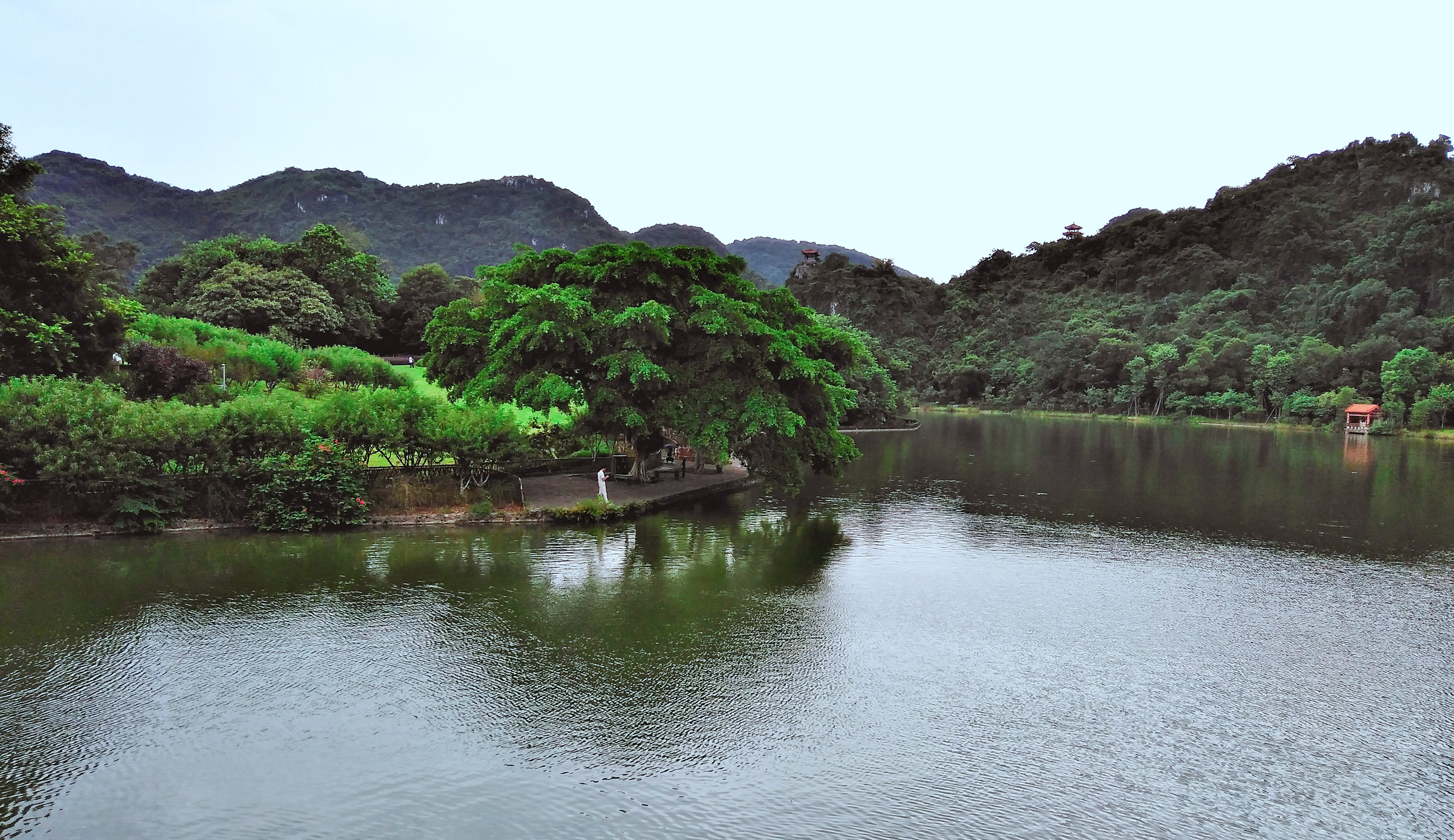 龙潭胜境蓬莱仙境,柳州冬天龙潭公园风景