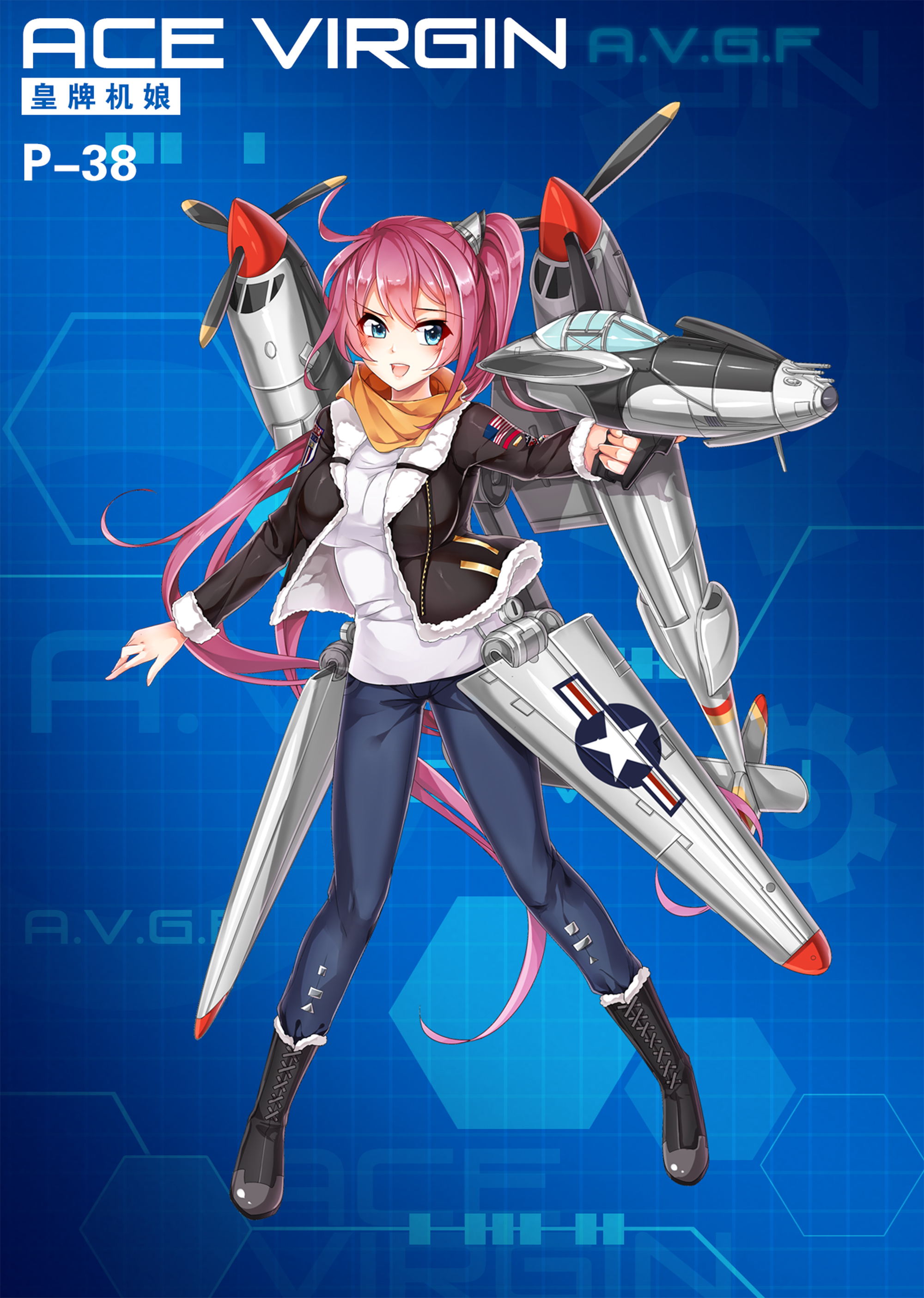 《苍穹战线》超过百种萌点各异的机娘，精美立绘原画插画卡牌欣赏