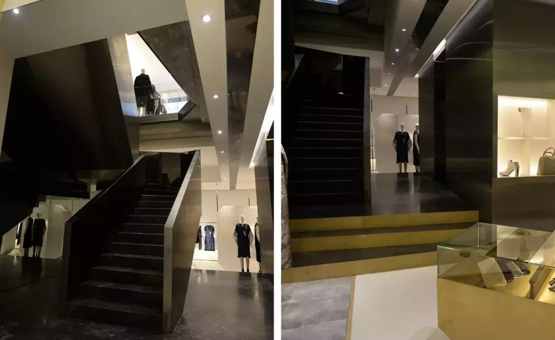 全世界最豪华的奢侈品店楼梯设计，只有大理石才配得上