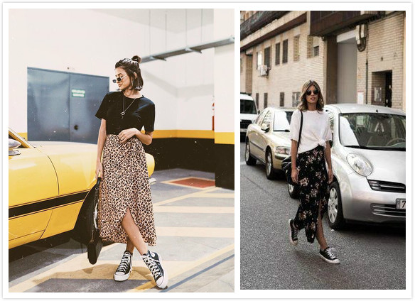 复古与潮流的帆布鞋,帆布鞋是体现休闲风的重点单品