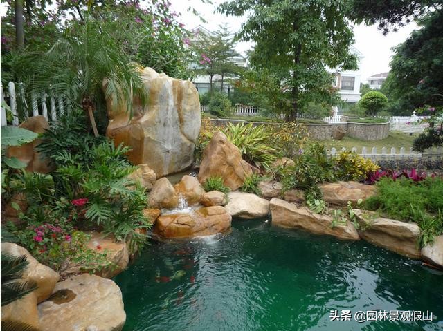 院里有假山好吗,家中院里做个竖着假山好吗