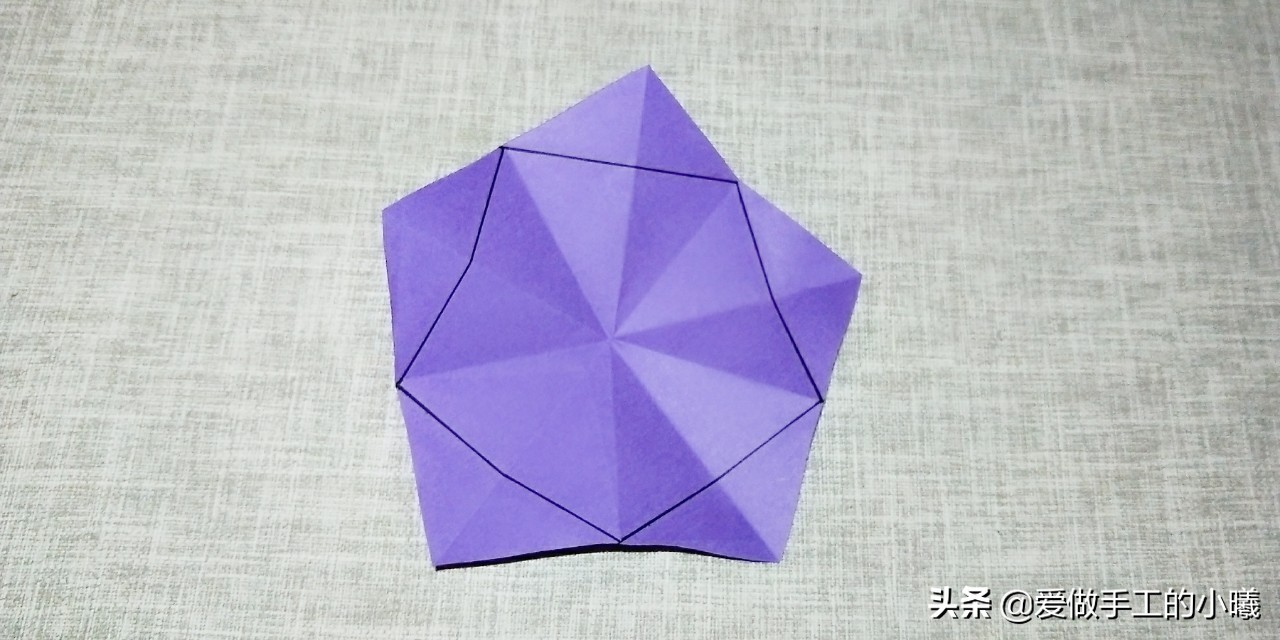 折纸樱花伞步骤图解,樱花绣球折纸方法图解