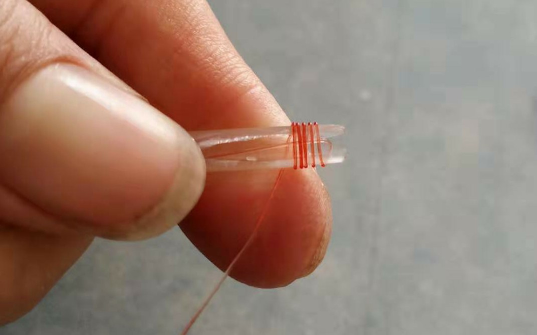 油笔芯做绑钩器,笔芯绑钩神器