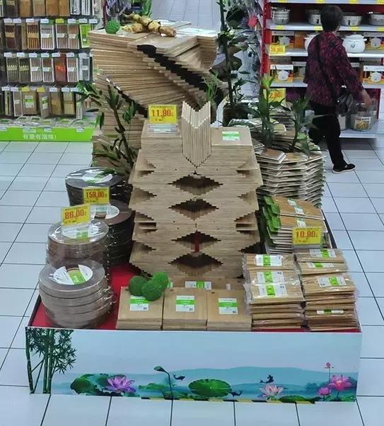 超市春游踏青创意陈列,超市创意陈列欣赏