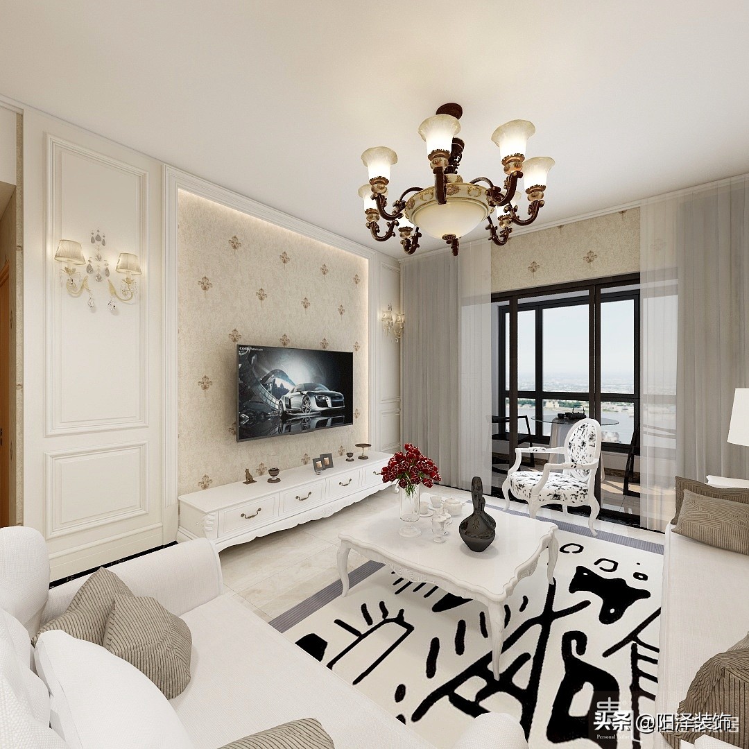 水岸兰亭86平装修案例,110平米水墨兰亭装修效果图