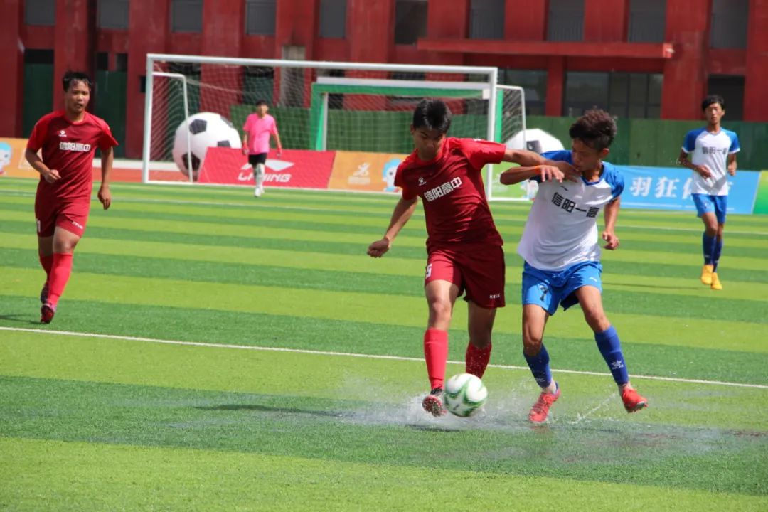 信阳市区长杯校园足球赛开赛图,信阳市第六届市长杯校园足球比赛