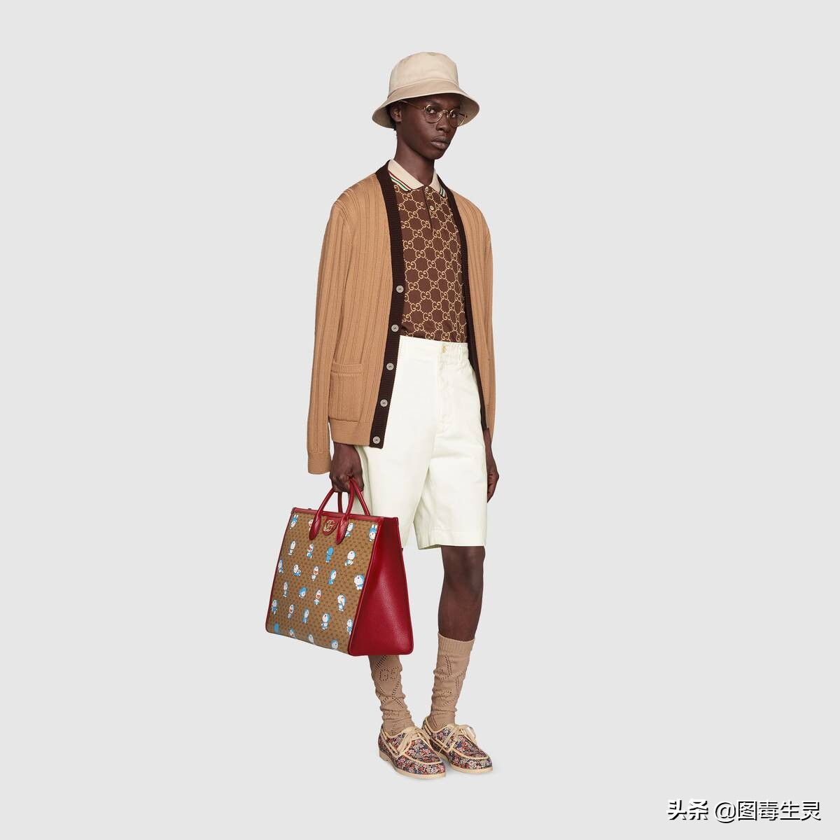 蓝胖子哆啦a梦的图片,哆啦a梦古驰联名蓝胖子