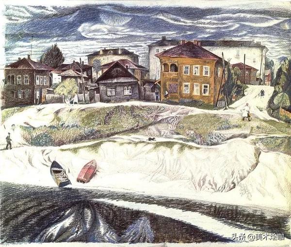 德国风景素描大全,东欧风景素描