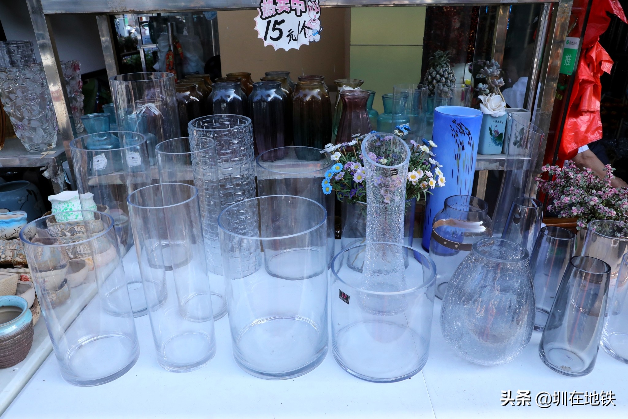 乘坐地铁到滘口花卉市场,从地铁到花卉市场