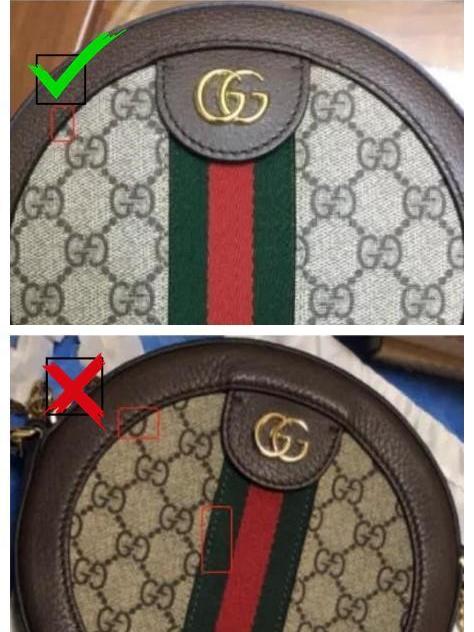 古驰ophidia托特包真假辨别,古驰白色圆饼包真假鉴定