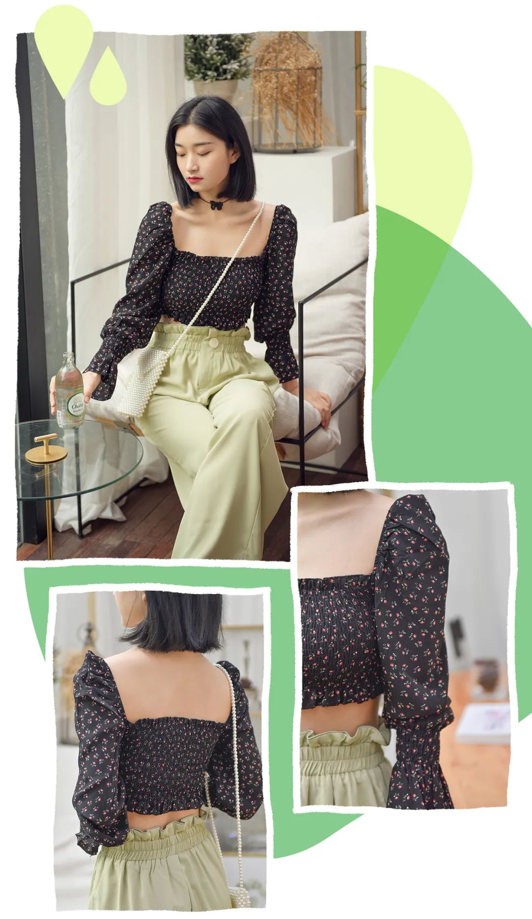 极简小众雪纺衫,有没有特别适合学生党的雪纺衫