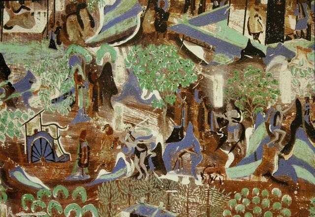 敦煌壁画320窟赏析,敦煌莫高窟420窟壁画