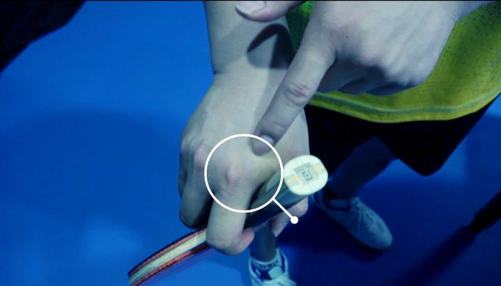 横拍初学者的正手打法,横拍正手正确握拍方法