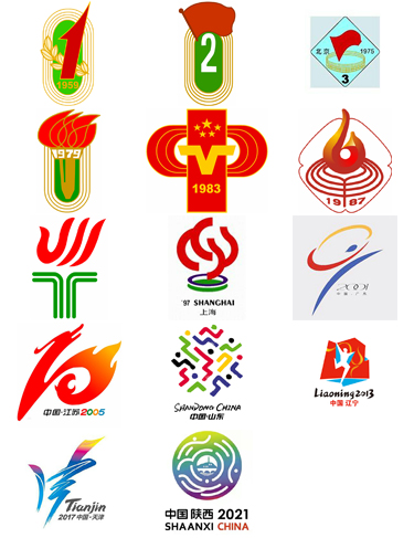 历届全运会的吉祥物图片,历届全国运动会会徽