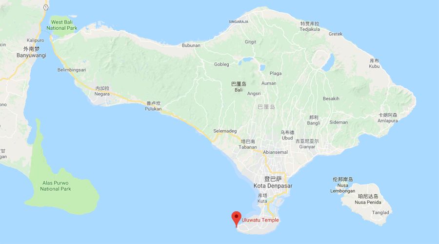 印尼巴里岛皇宫海神庙,印尼巴厘岛海神庙日落