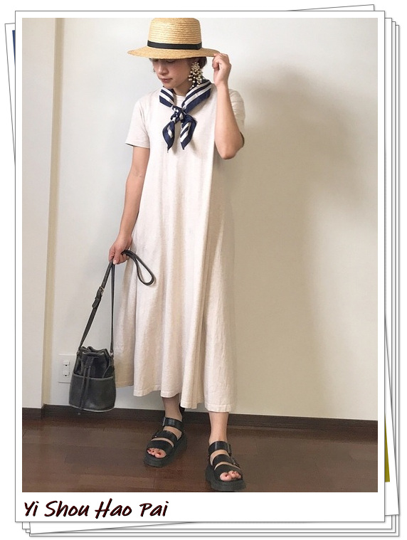 GU的平价连衣裙也很好穿，看看日本女人怎么避免穿出廉价感