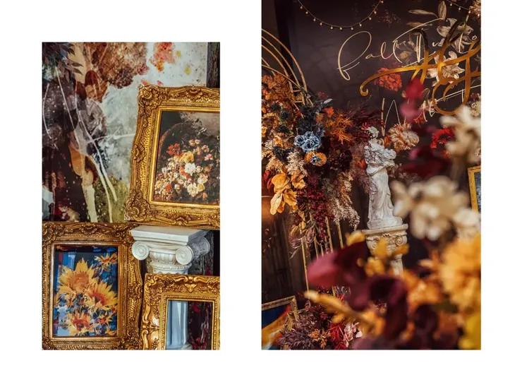 莫奈油画风复古婚礼,复古油画森系婚礼