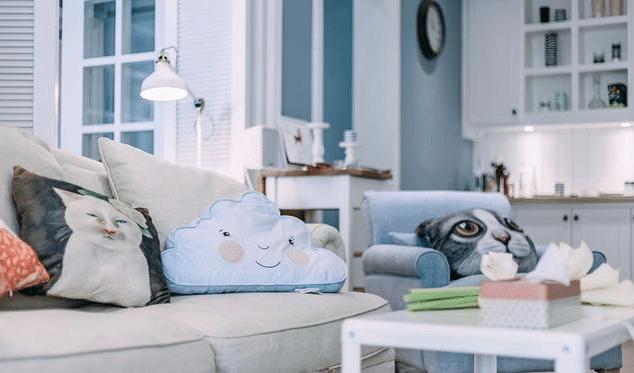 媳妇竟然在沙发墙“砸了个洞”，完工后我直喊高明