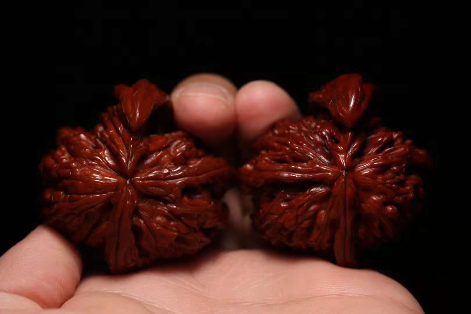 盘核桃过程中核桃变化,盘核桃如何让核桃变红