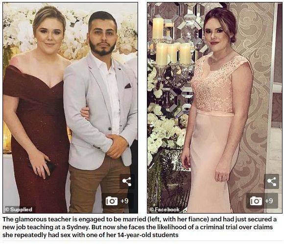 悉尼美女教师猥亵学生，疑诱导14岁男生车震，警方对其提出严重指控