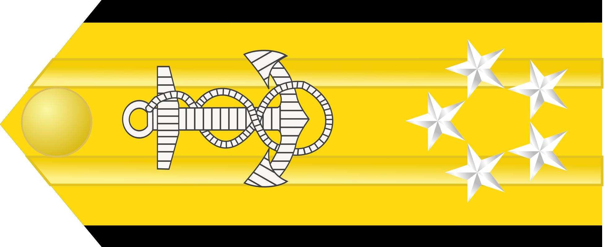 巴西军队标志,巴西海军军衔