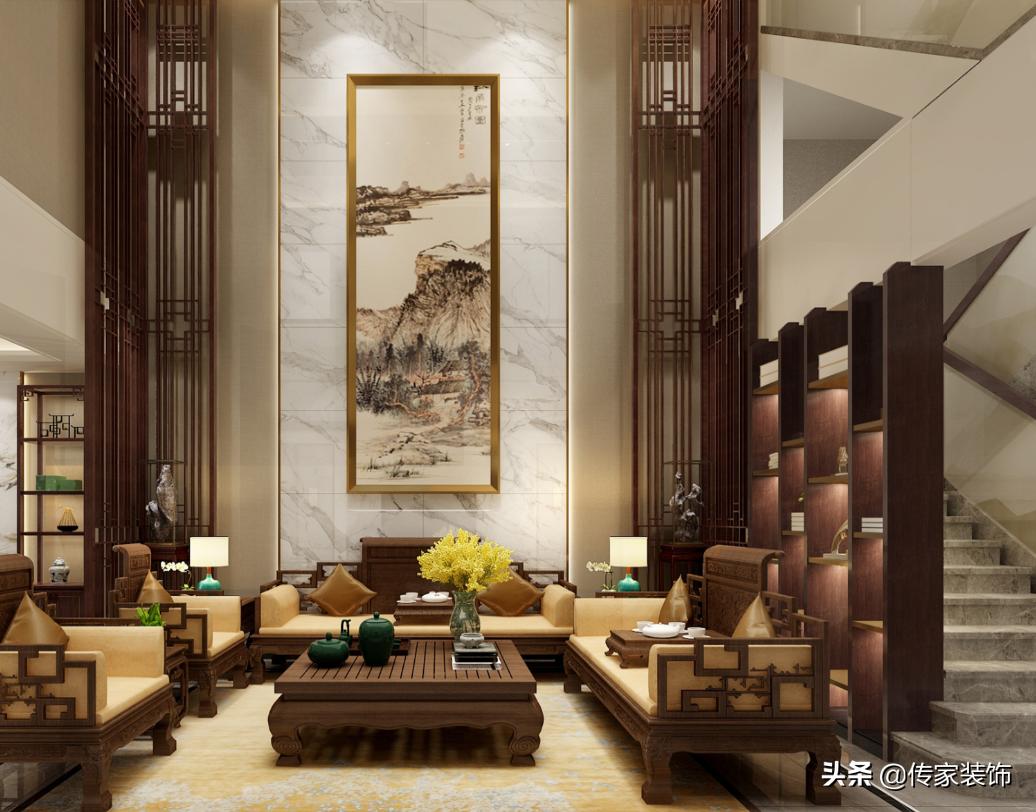 珠海别墅设计装修法式宫廷风格,轻奢风大宅别墅装饰设计实景