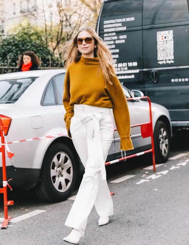 今年流行显高显矮的裤子,矮胖显高的裤子