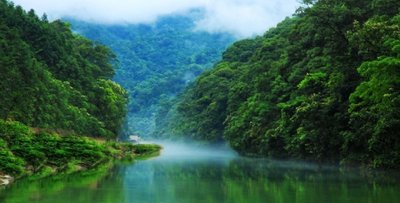 溪水潺潺自然氧吧,天然氧吧溪水