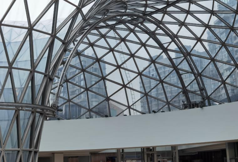 采光雨棚设计 (天幕雨棚如何设计节点很重要)