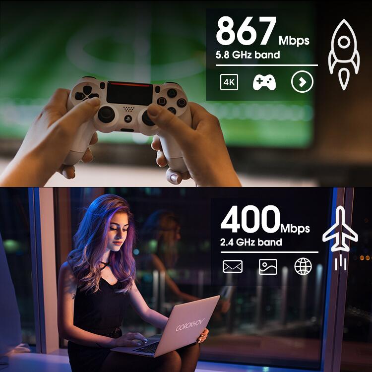 小身材大能量翼联EDUP1683千兆双频USB无线网卡带你自由飞翔