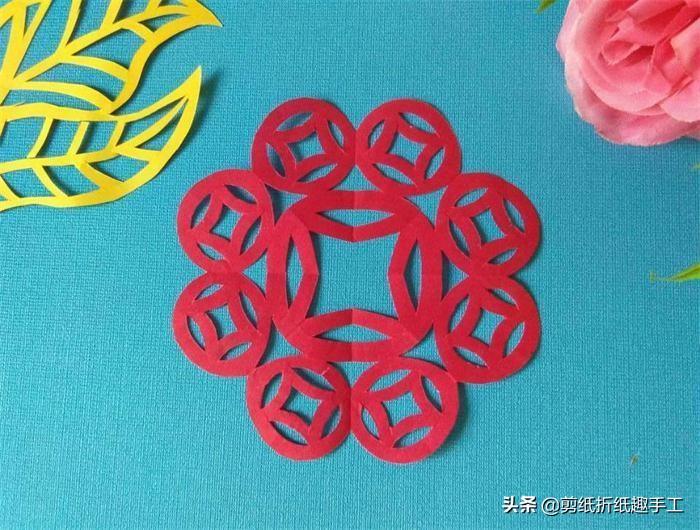 古钱剪纸的方法,剪纸古老钱怎么剪