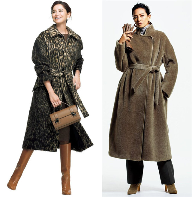 满大街长大衣搭配,长大衣如何穿搭
