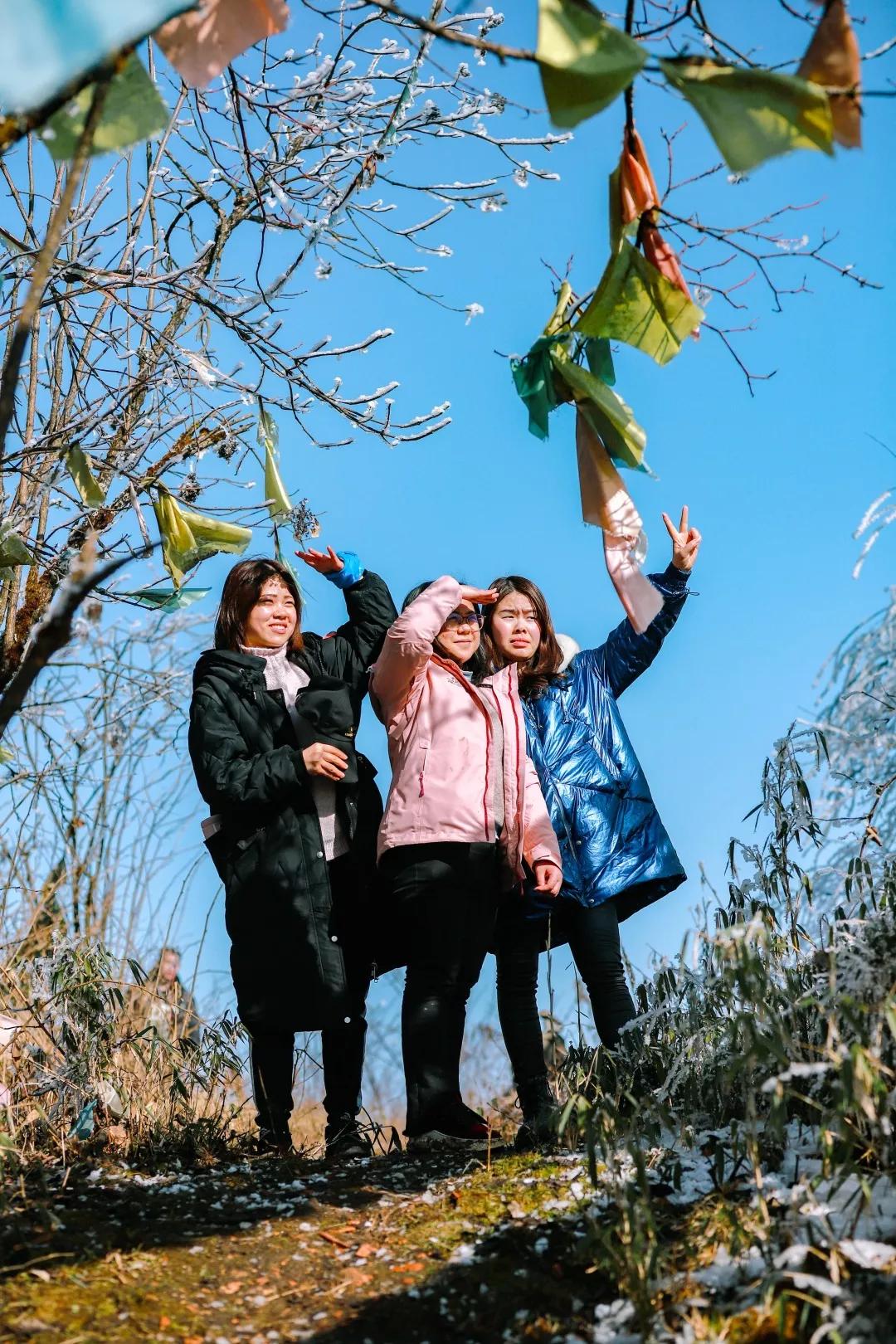 成都天台山景区自驾游攻略,成都天台山玩雪