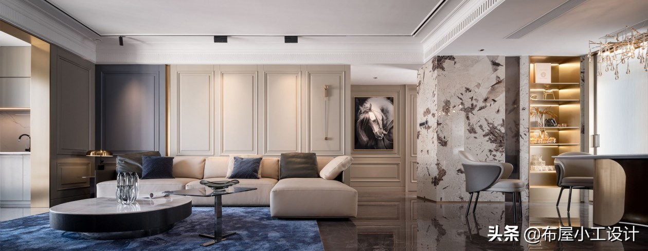 布屋小工丨143㎡轻奢法式，致敬经典的现代优雅生活