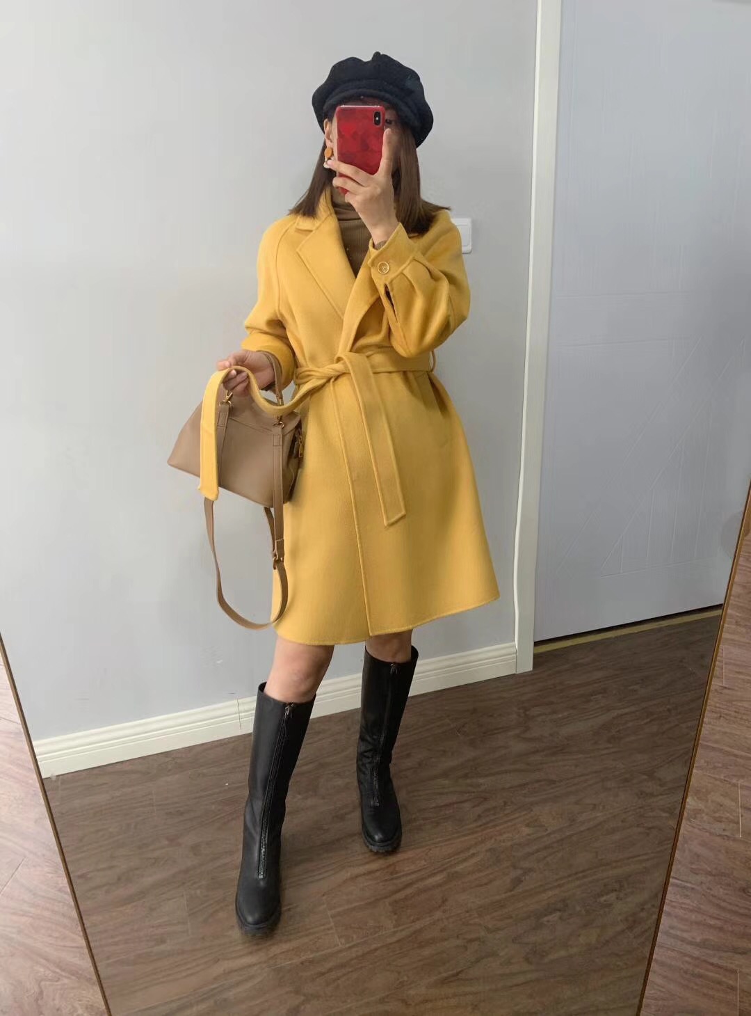 高端双面绒羊绒大衣穿搭,宽松休闲羊毛绒大衣怎样穿好看