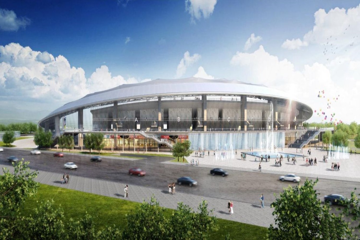 泉州5万人体育馆规划,泉州侨乡体育馆近期改造