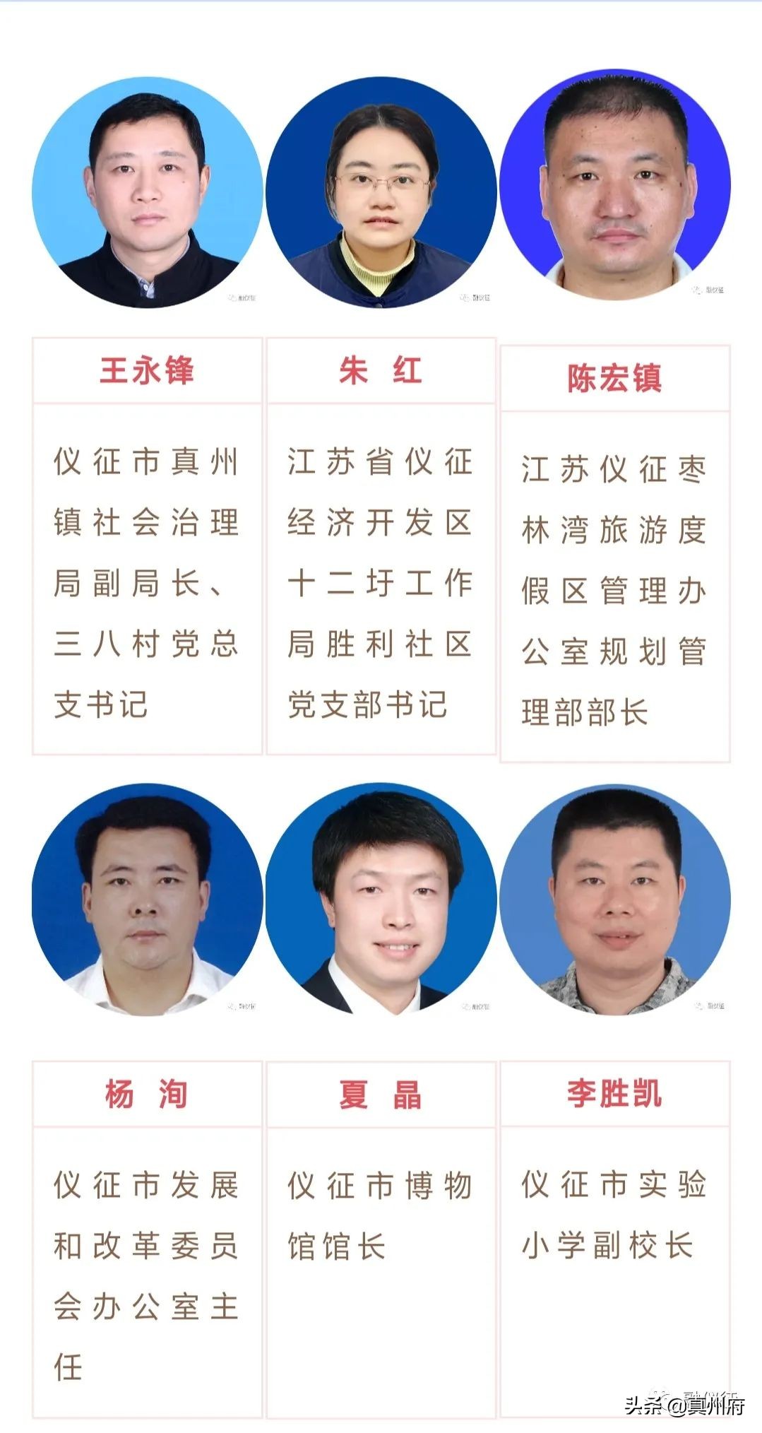 扬州7人获全国表彰,仪征奖励人员名单