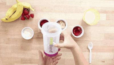 不需要电的搅拌机，摇一摇，随时随地喝新鲜果汁